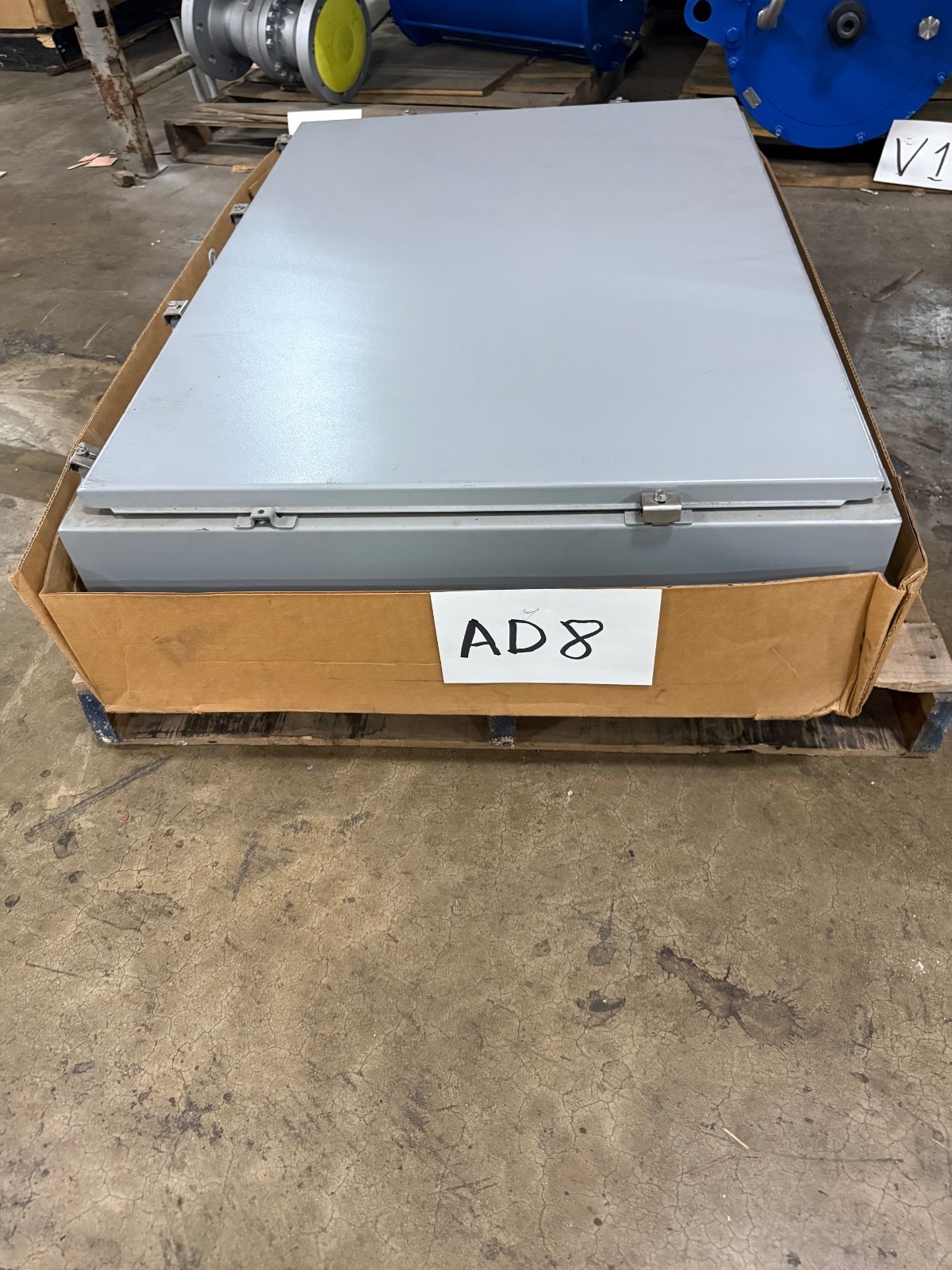 WIEGMANN ENCLOSURE MODEL N4423008  42 X 30 X 8 AD8 STEEL ENCLOSURE