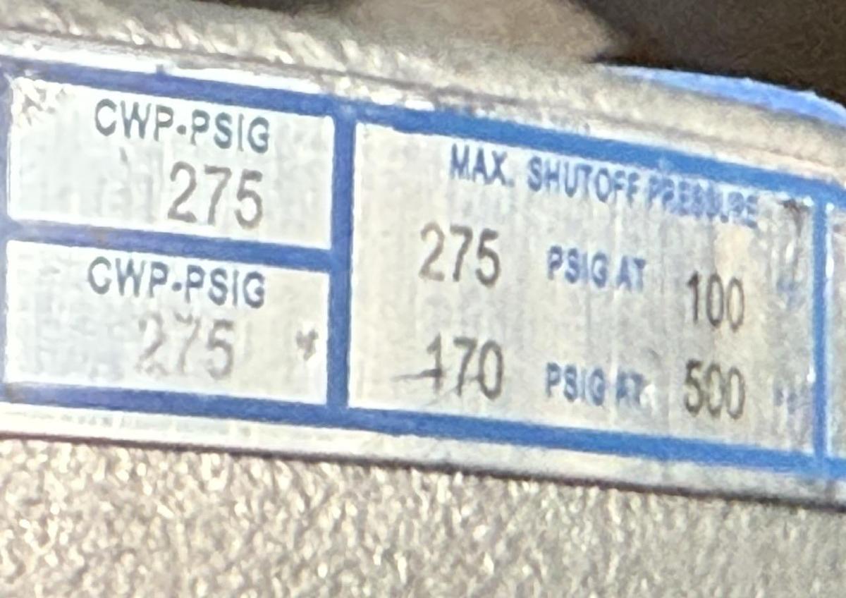 JAMESBURY 2" 150 RF BALL VALVE RP FIG # 2" 7150313600XTZ2 316 BODY