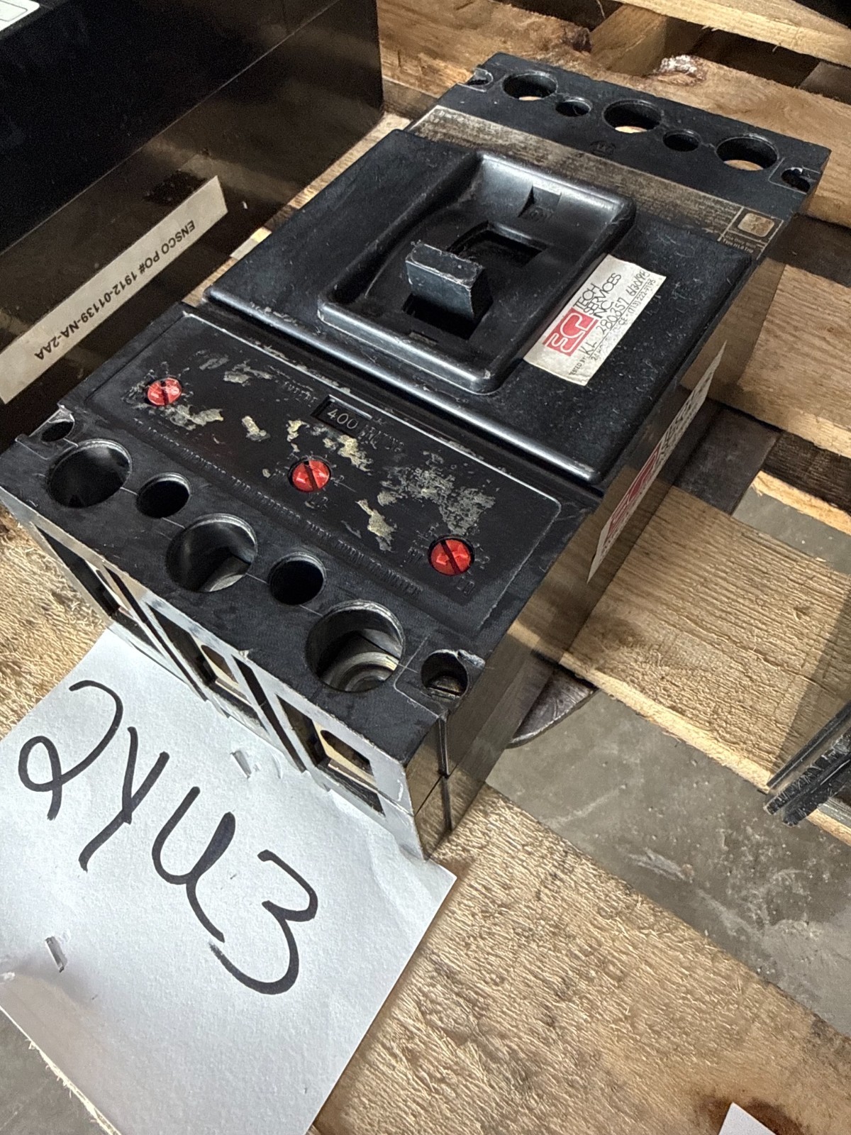 Refurbished Westinghouse Molded Case Circuit Breaker LB400F 400 Amp 3-Pole, 600 Volt 2YU3