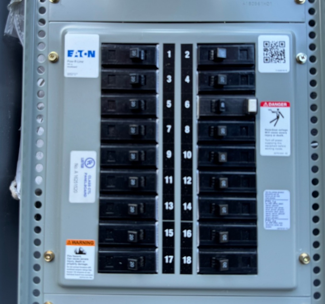 Appleton EXPLOSION PROOF BREAKER PANEL V64 ALPNC12C12M1 50 AMP 120/208V 3PL 3 P