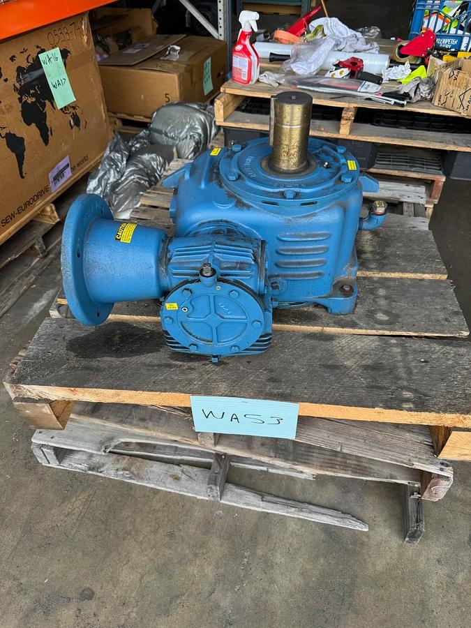 CONE DRIVE GEAR REDUCER WA52 WA53 MUV25-50-C1A 1755 RPM RATIO 900 TO 1