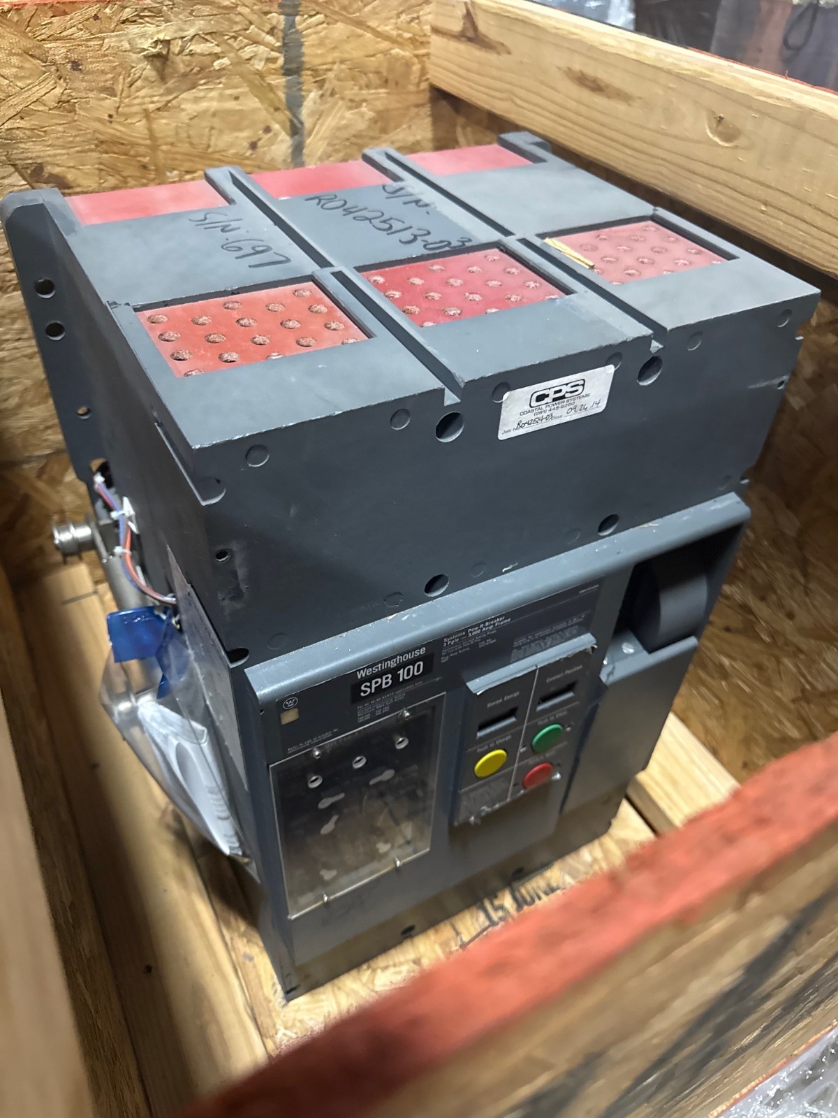 Refurbished BREAKER WESTINGHOUSE MODEL SPB100-30SPB3000 3000 AMP POW-R-BREAKER 3000 AMP