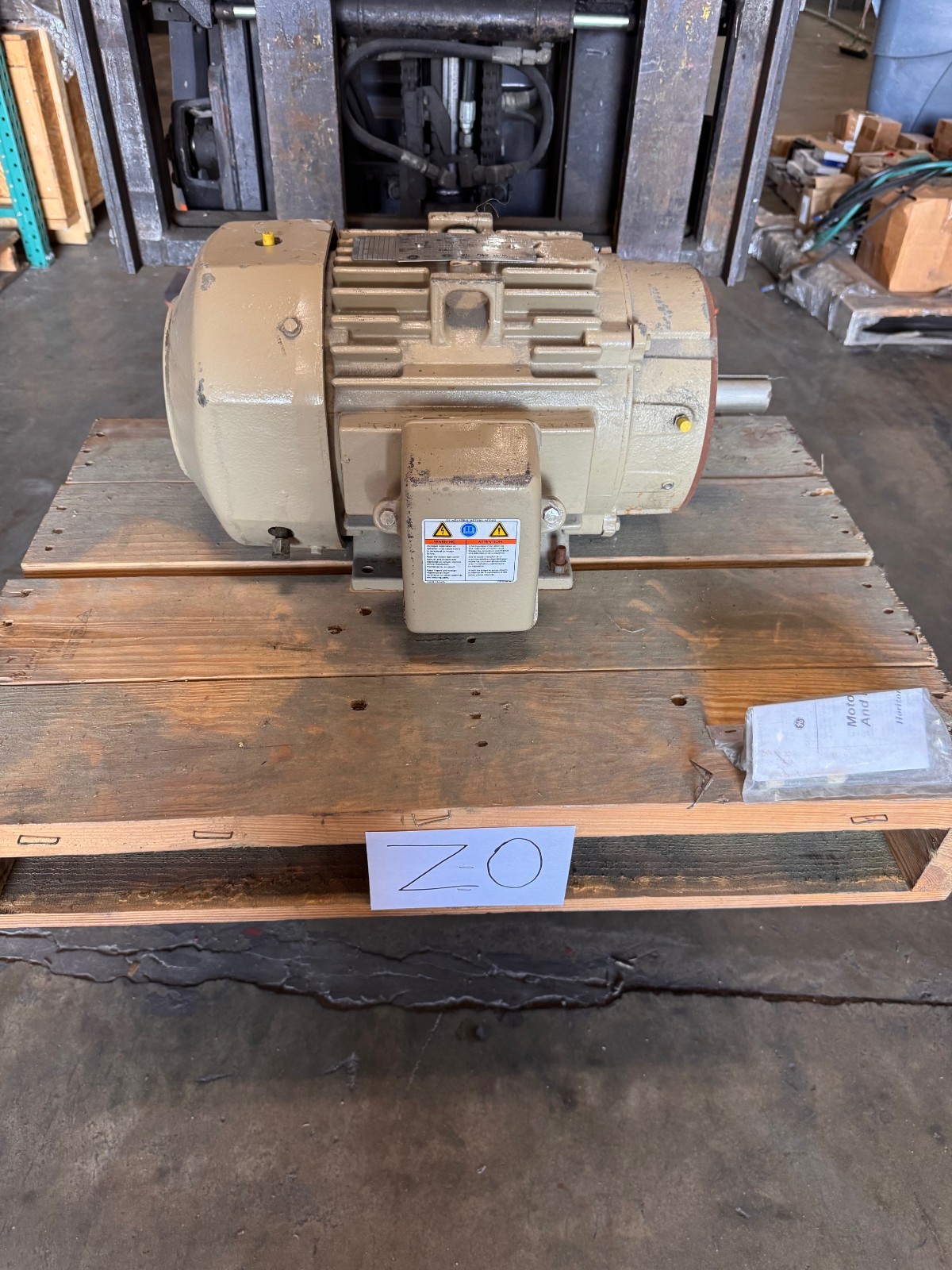 GE Motor 7.5 HP MODEL 5KS213XAA200D3 ZO 1770 RPM 460 V  3 PH 9.1 AMPS FRAME 213T