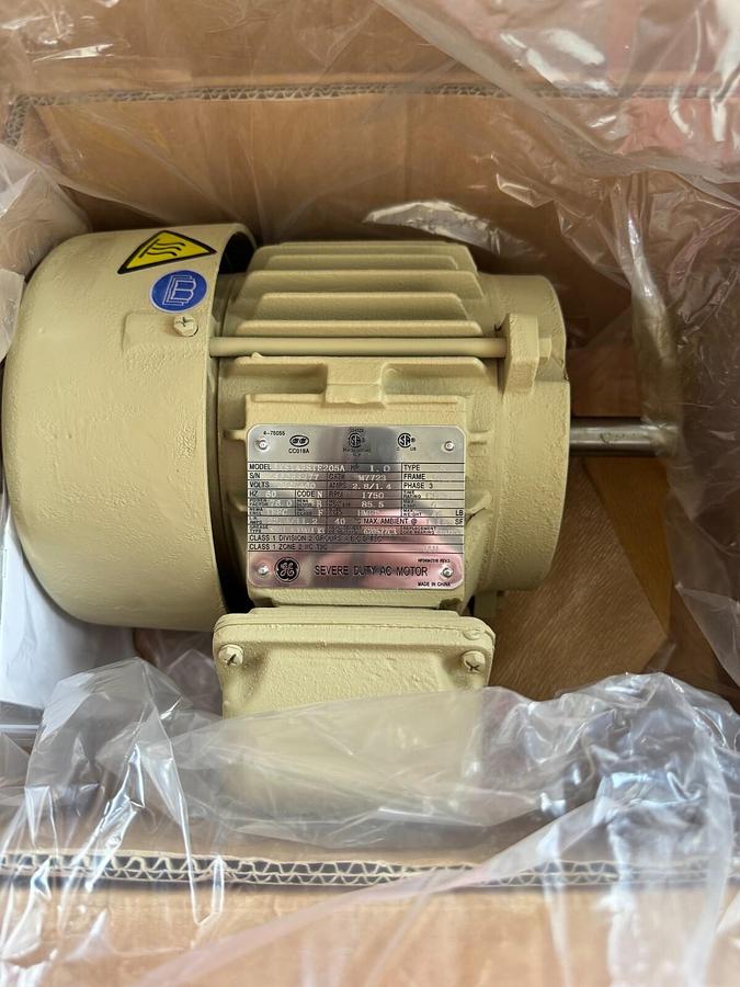 GE MOTOR C7 1HP 5KS143STE205A 1750 RPM 208-230/460 V 2.8 1.4 AMP 3 PH FR 143T
