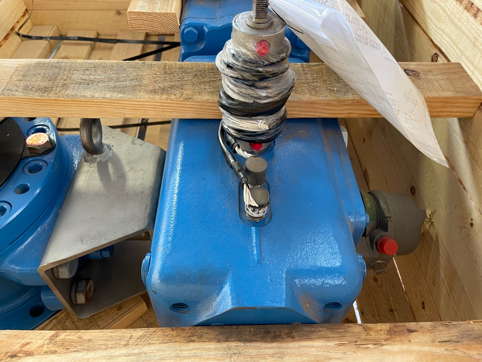 8" 300 lb NELES JAMESBURY RF TRUNION BALL VALVE 316 730SB-71-3600WTT W ACTUATOR