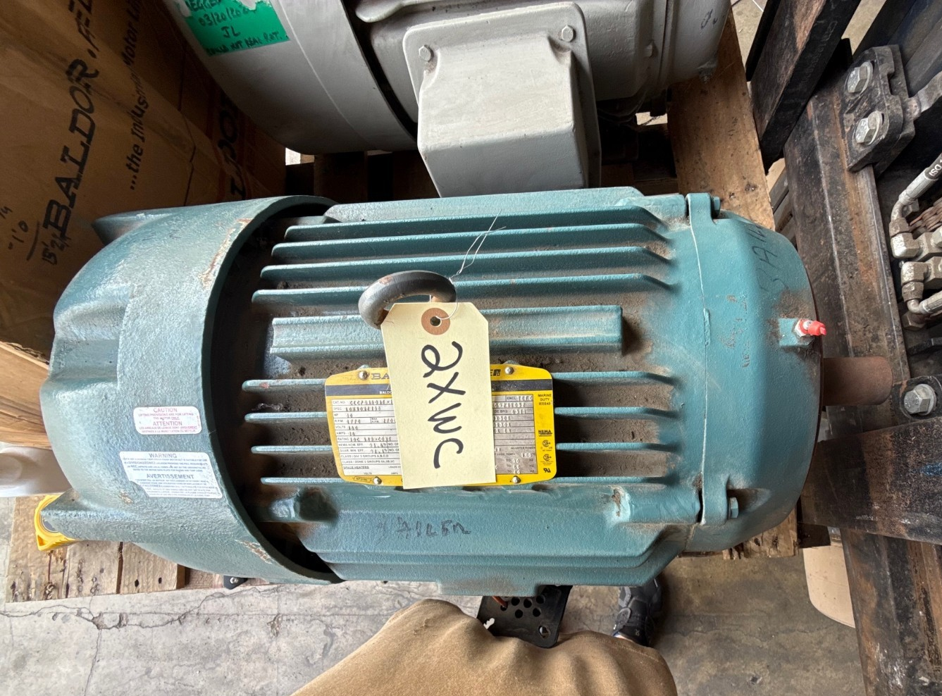 BALDOR SUPER E SEVERE DUTY 841XL MOTOR 30 HP MODEL CECP841041-4 2XWC 2700 RPM 46
