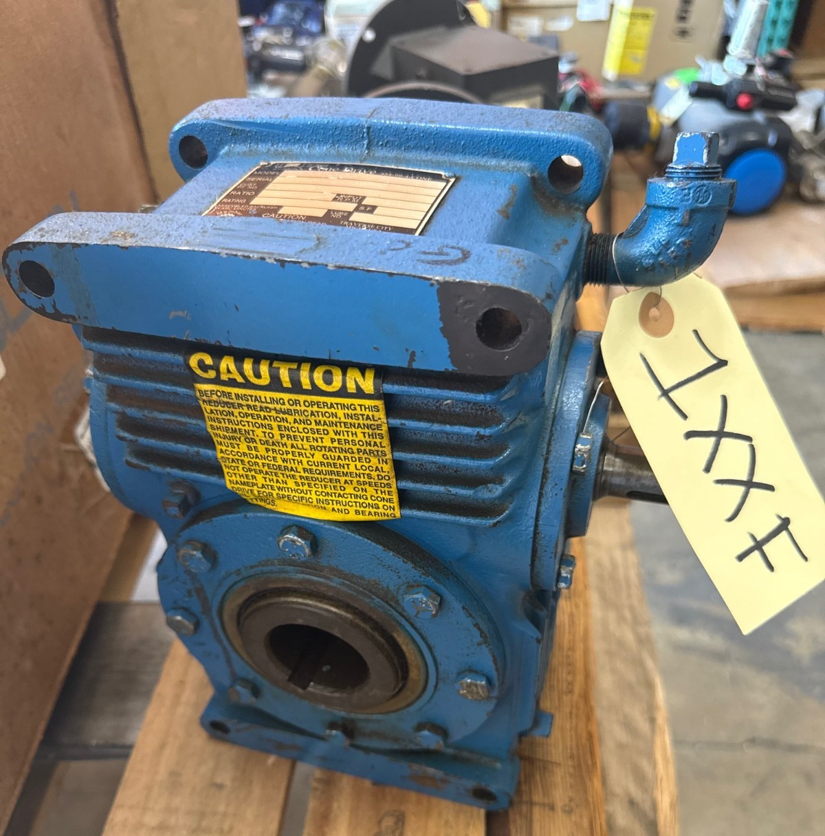 CONEDRIVE GEAR REDUCER 1XXF MOD SHO25A023 40 TO 1 RATIO 1750 RPM