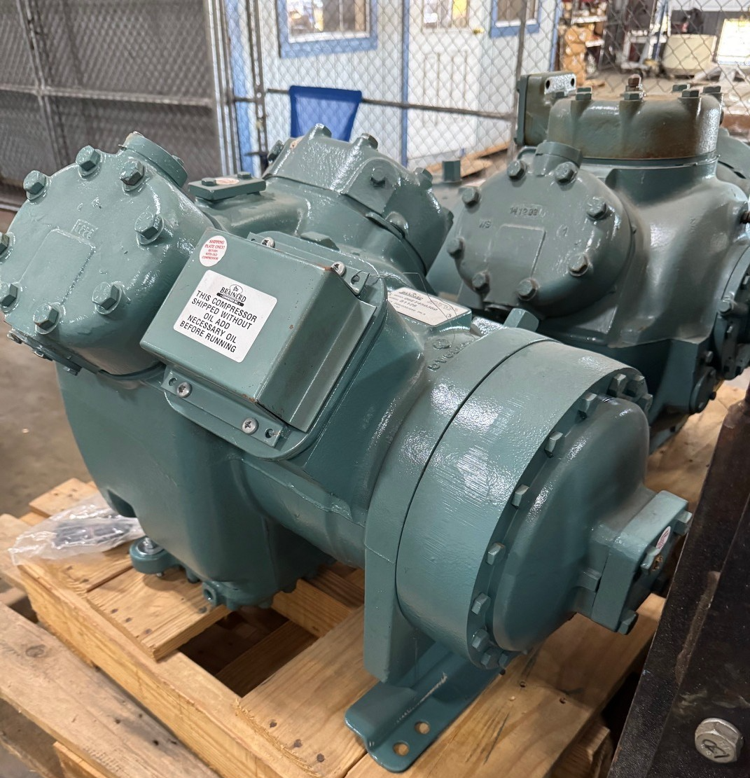 BRAINERD REFRIGERATION SEMI-HERMETIC COMPRESSOR 06ET450360 VA2A & B