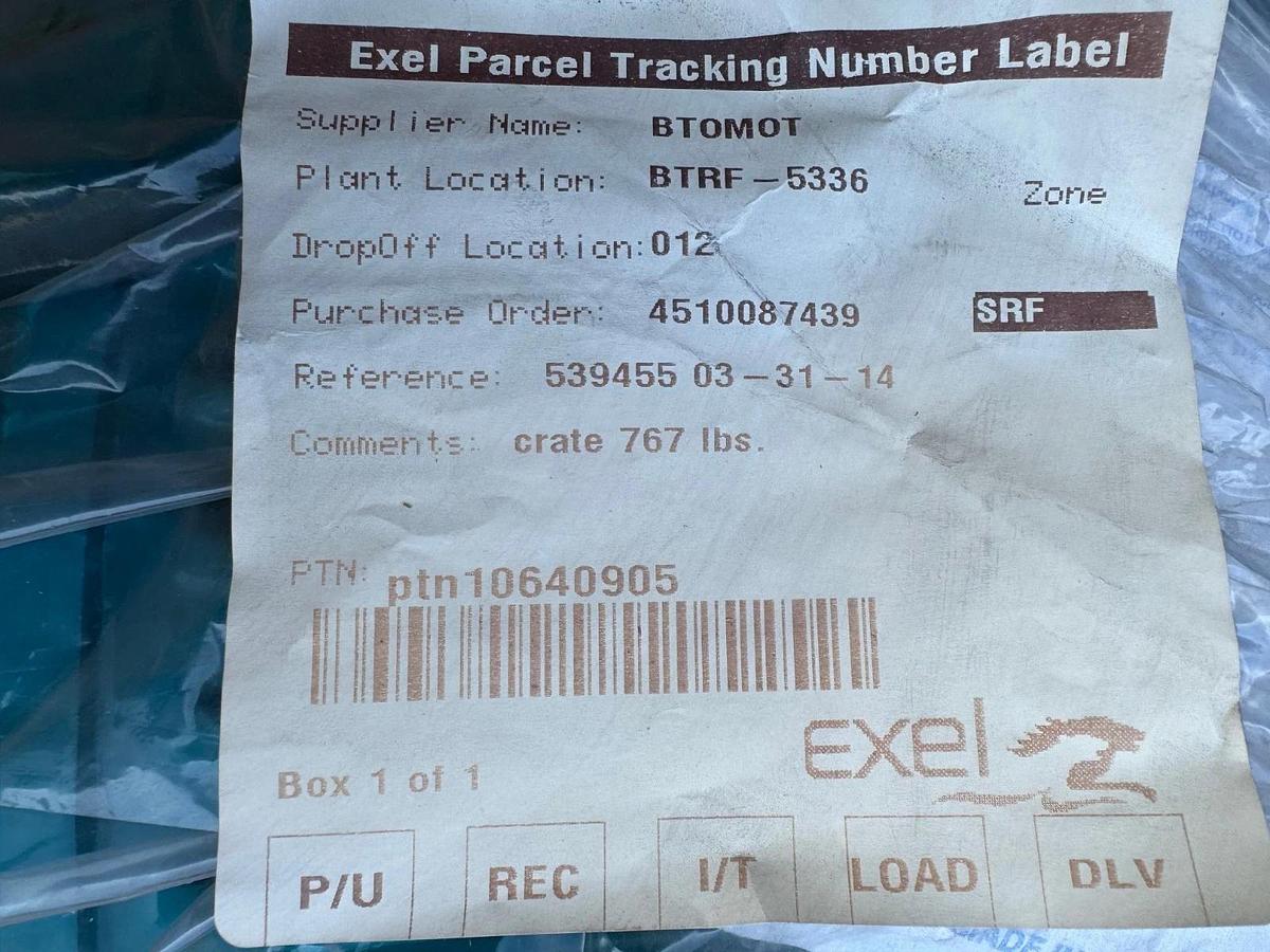 BROOK CROMPTON 25 HP VERTICAL MOTOR XA14 15MODEL TW225W000350T 880 RPM 460 V