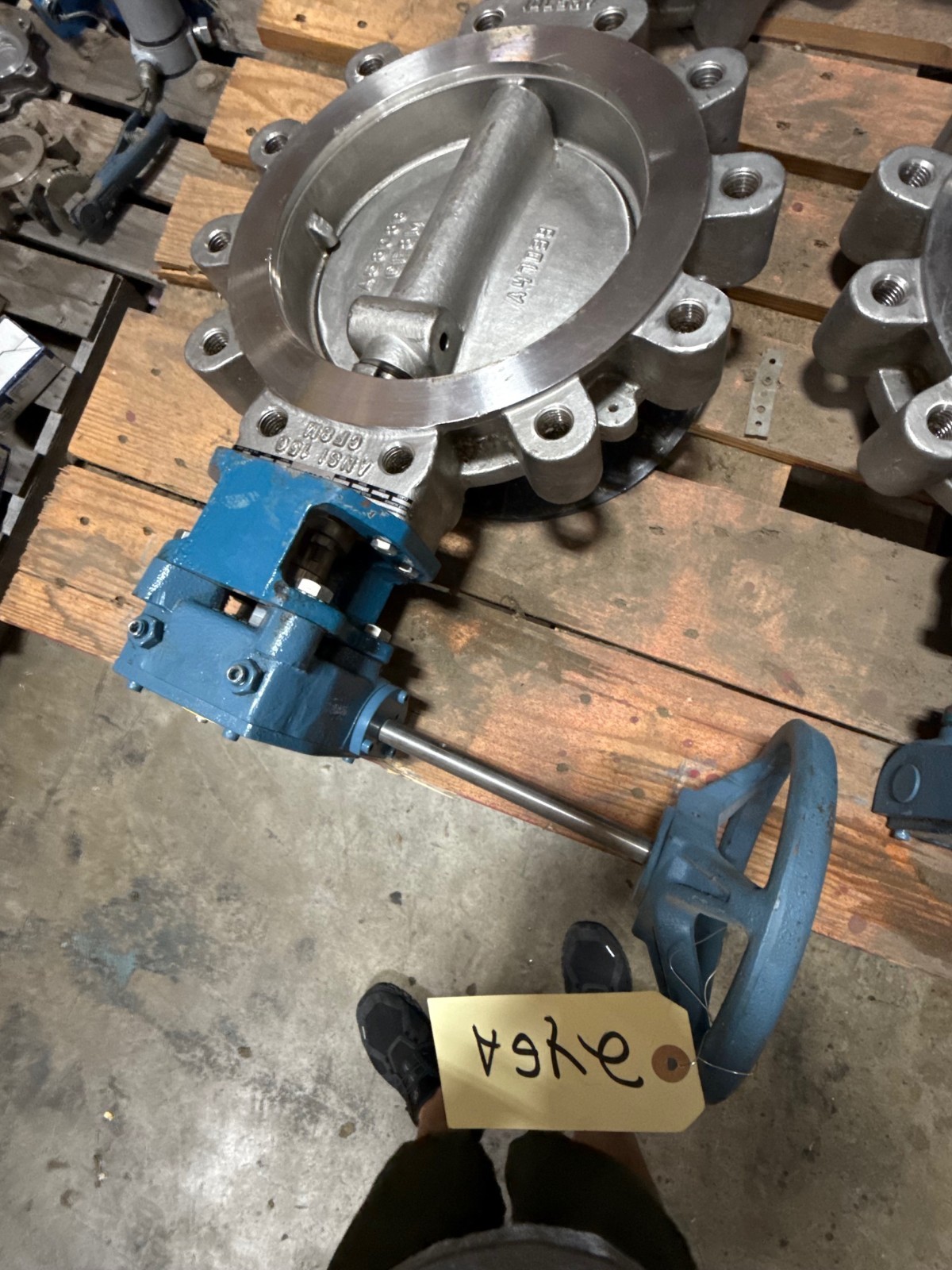 Used DEZURICK 10" 150 LB LUG HI PERF BUTTERFLY VALVE BHP 9610662R001 2YGA 2YGB 2YGC