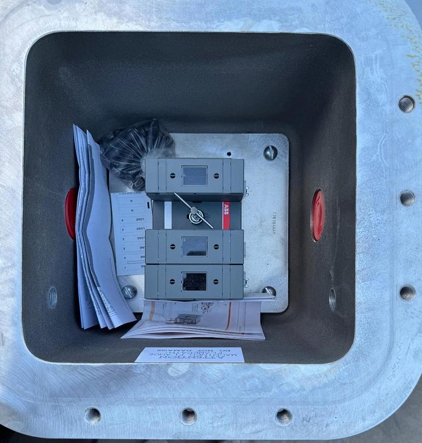 KILLARK EXPLOSION PROOF MOTOR DISCONNECT SWITCH V55 60 AMP 600 V OS60GJ12