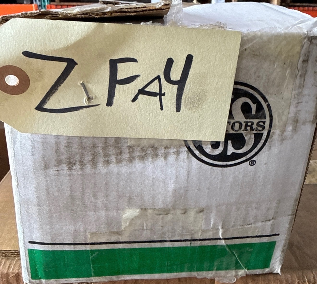 Used NIDEC Motor 3/4 HP MODEL K55HXJKR-9169 ZFA4 1100-900 RPM 460/380-415 V 2.8 AMP 1