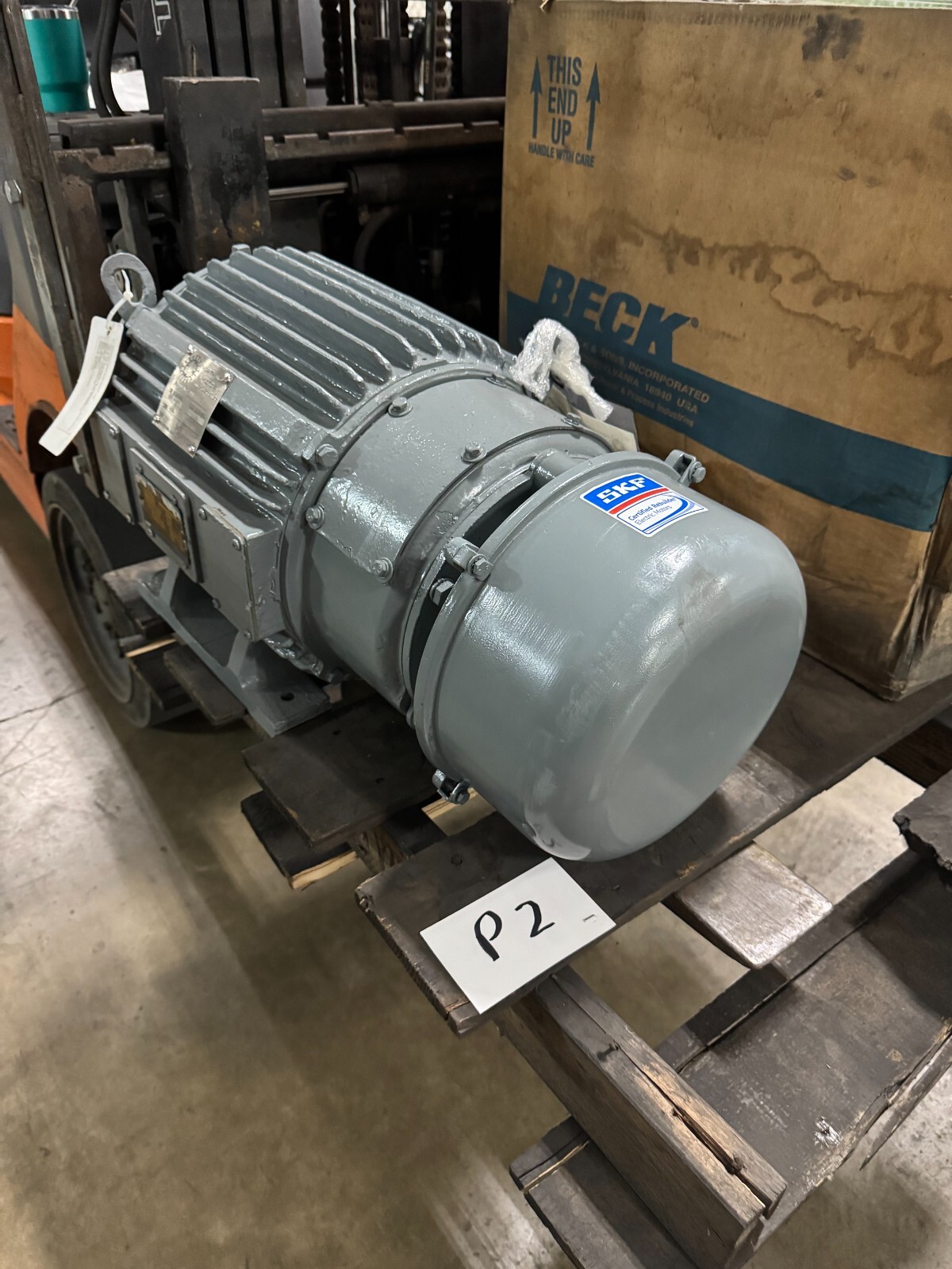 P & H 20 Ton Crane MOTOR P2 10 HP MODEL HEW-284RX 1135 RPM 230/460 V 31.2/15.6 A