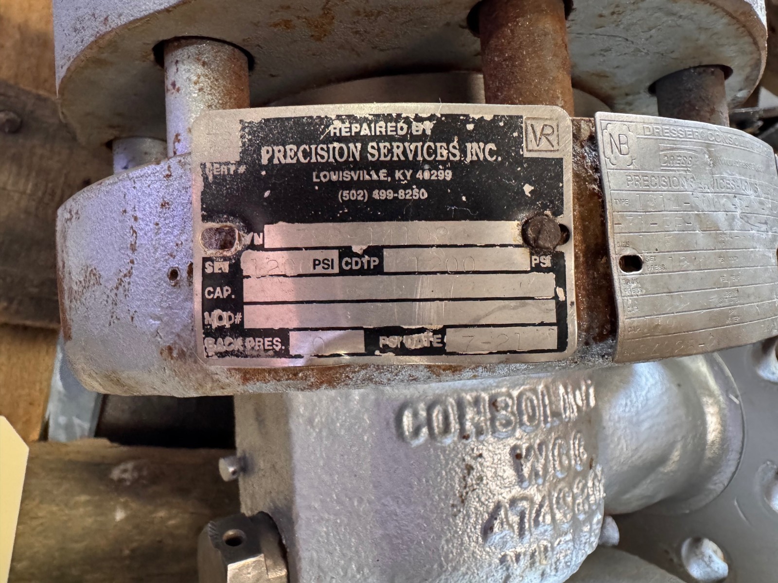 CONSOLIDATED RELIEF VALVE 1" X 2" 1500 RF WCB ZP4