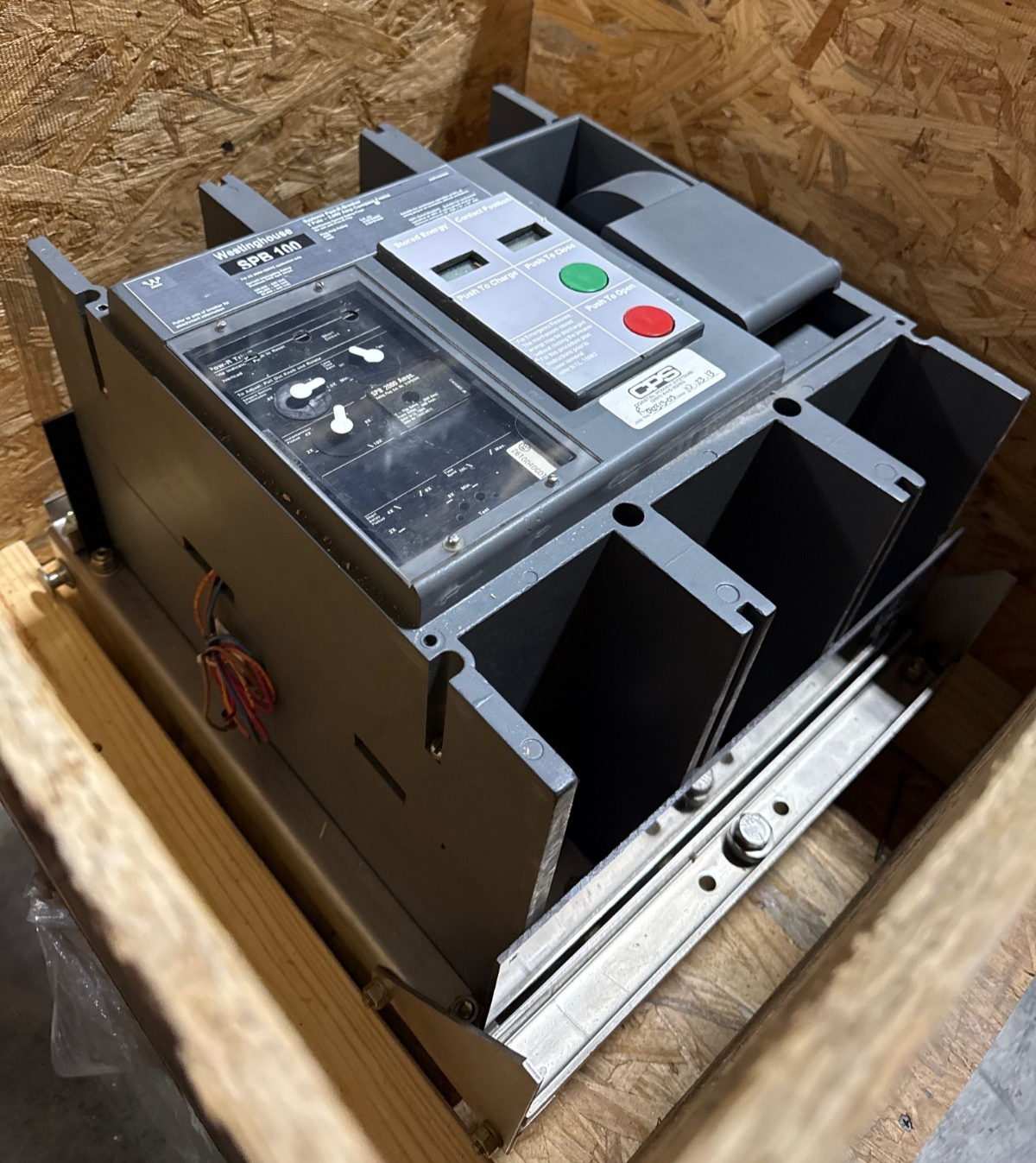 Refurbished WESTINGHOUSE,SPB100- 21SPB2000 COMPACT FRAME 2000 AMP MODEL 235P319H02 FRAME