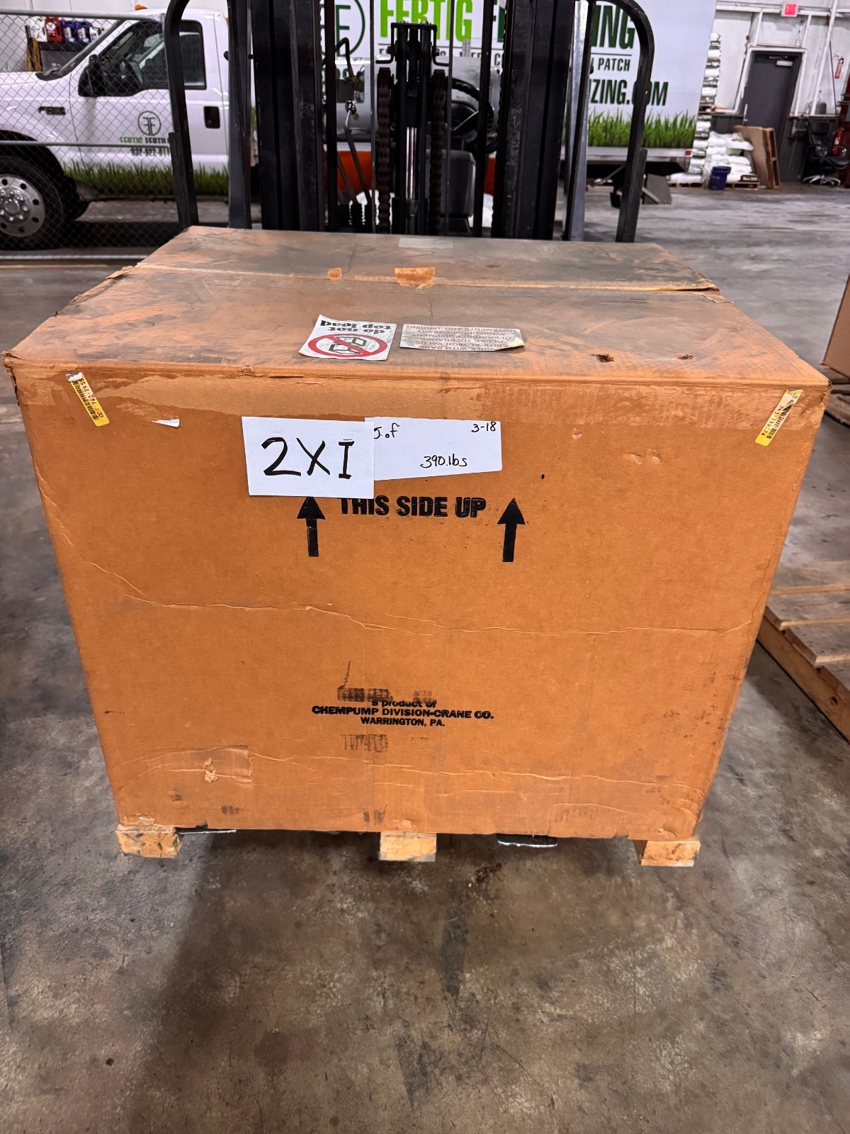 CRANE CHEMPUMP SEALESS PUMP 34 HP MODEL NCT-N4-16 2XI 460 V 44 AMPS 3 PH 3450