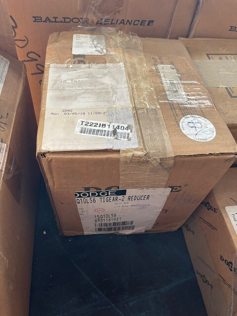 DODGE TIGEAR-2 REDUCER 15Q10L56 21.9 VOLT DC 81 TO 1 RPM