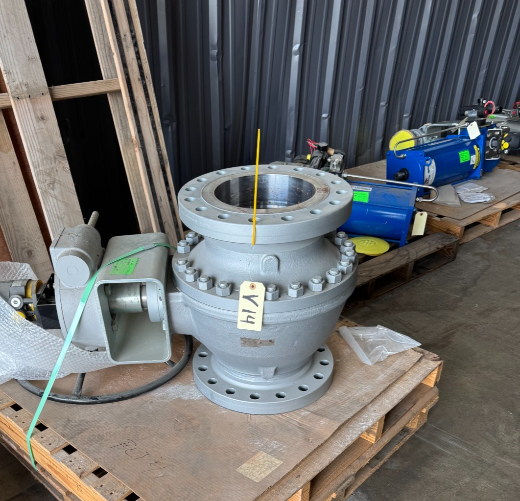 ARGUS 10" 300 RF FP BALL VALVE FK76M V13 V14 WITH GEAR OPERATOR