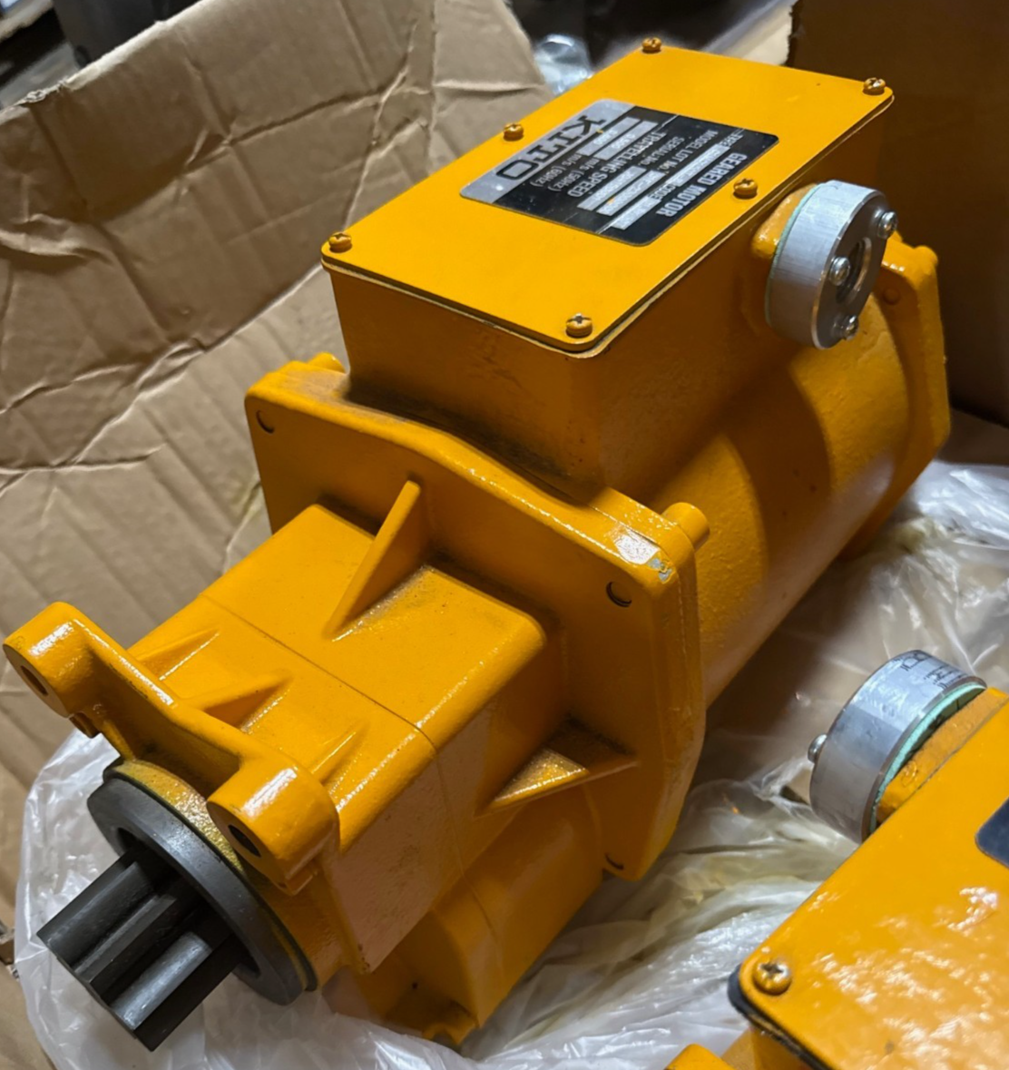 Used KITO OVERHEAD CRANE GEAR MOTOR MODEL G1MO150-B G1JB150T .60 M/S 2 HP 2YAC
