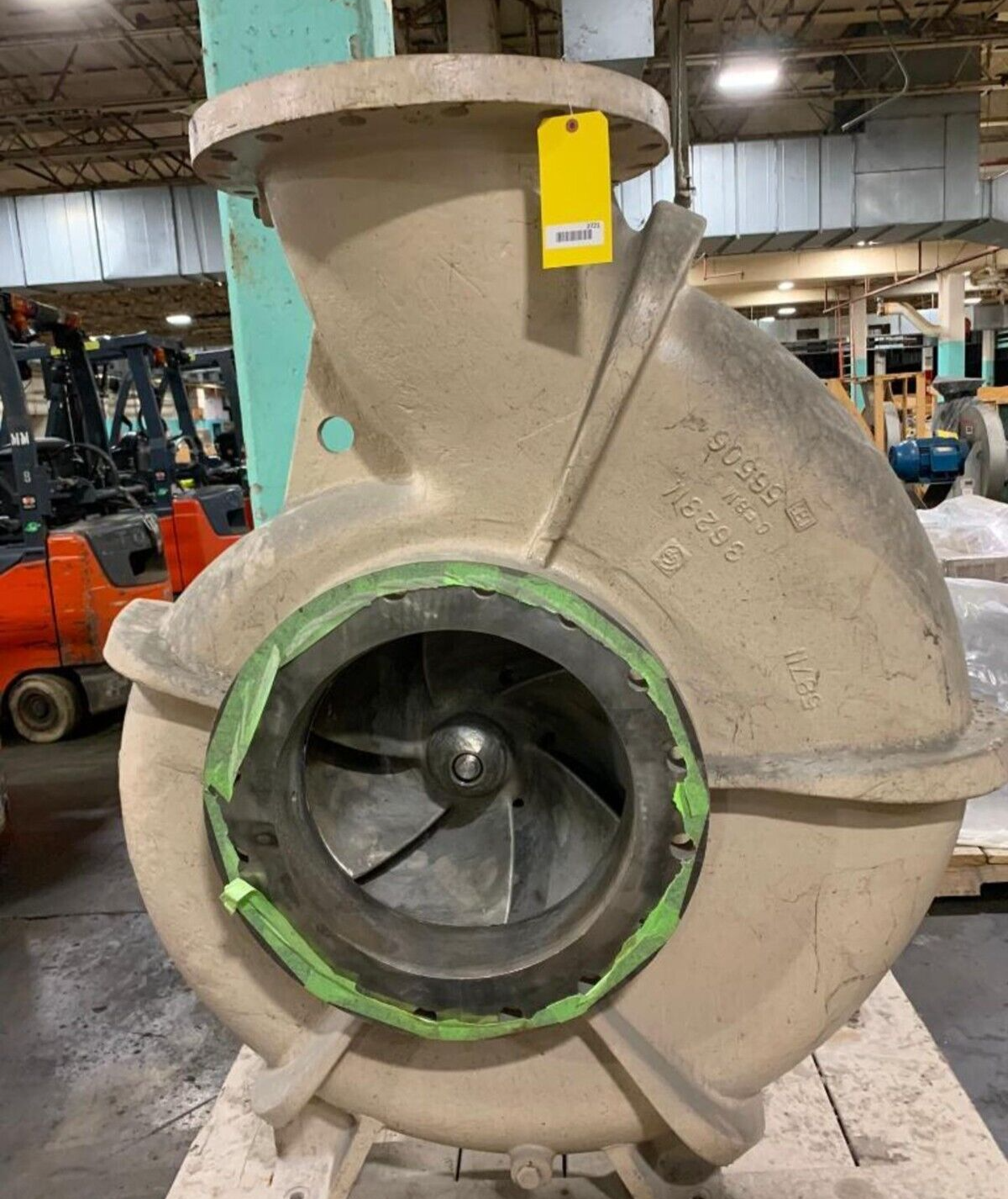 18" 150 Goulds Centrifugal Pump 316 SS Pump Casing & Impeller Model 3175L 1180 R