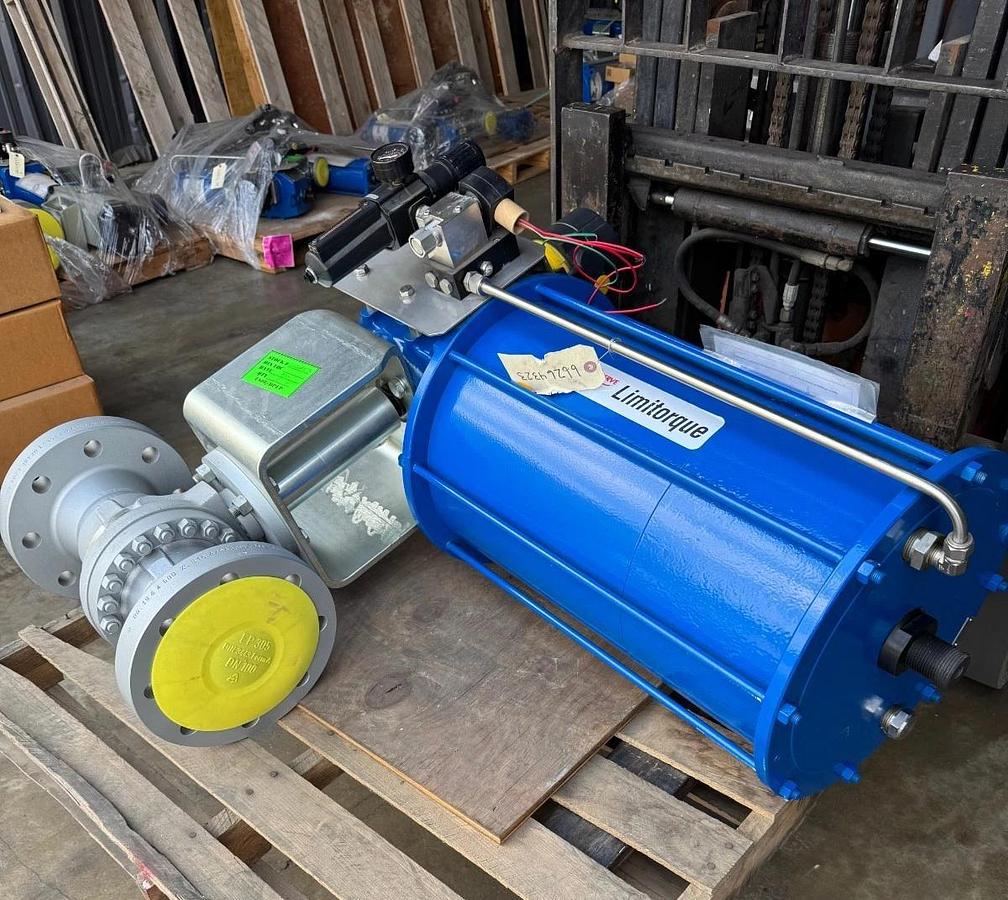 ARGUS 4" 600 RF FP BALL VALVE FK76M V7 V16 LIMITORQUE W/ACT  LPC-12A-335B-SR05