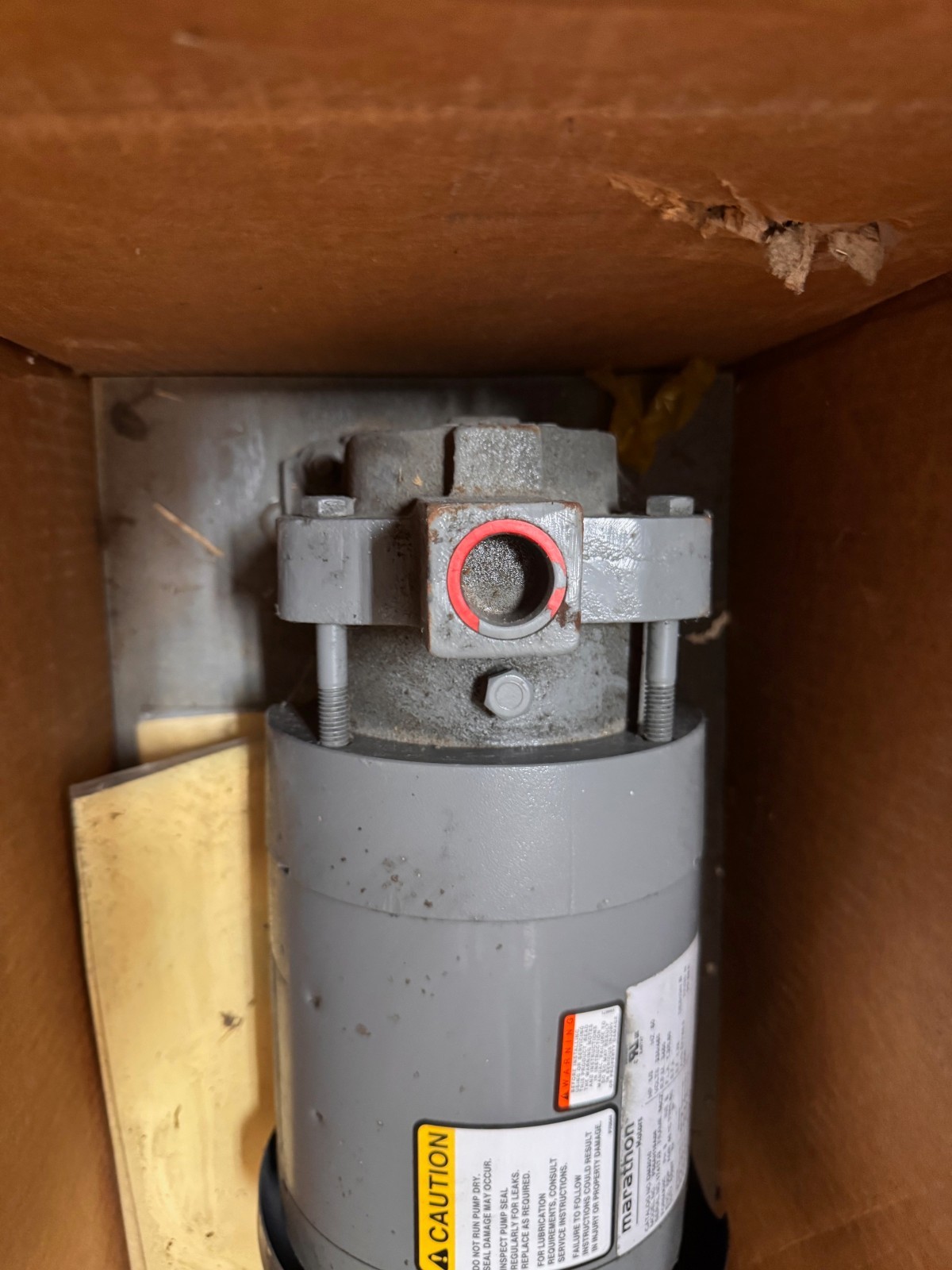 BELL & GOSSETT PUMP ZK1 402  1/8 HP 180001 20 GPM 20 PSI 825 RPM 400/460V 3