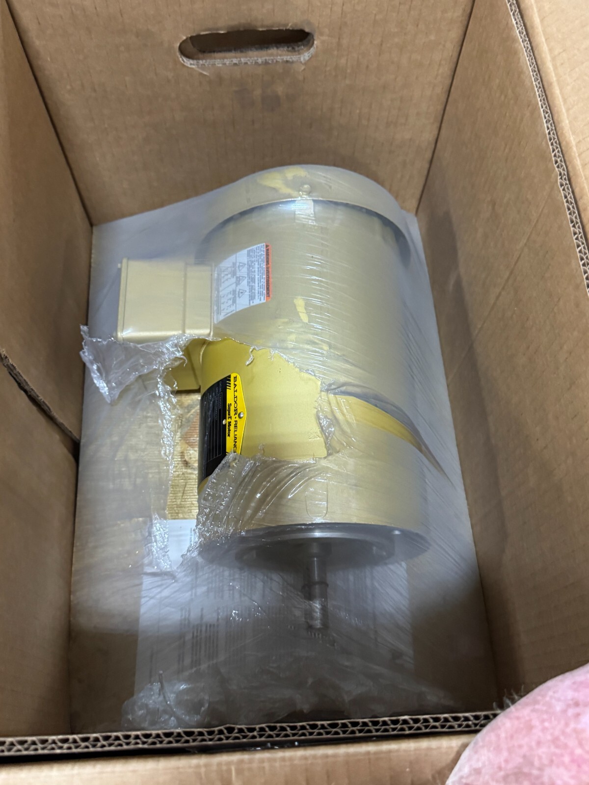 BALDOR DC MOTOR M6 1HP MOD CD5318 1750 RPM 180 VOLT DC .3/.6 AMP 3 PH AMP FR56C