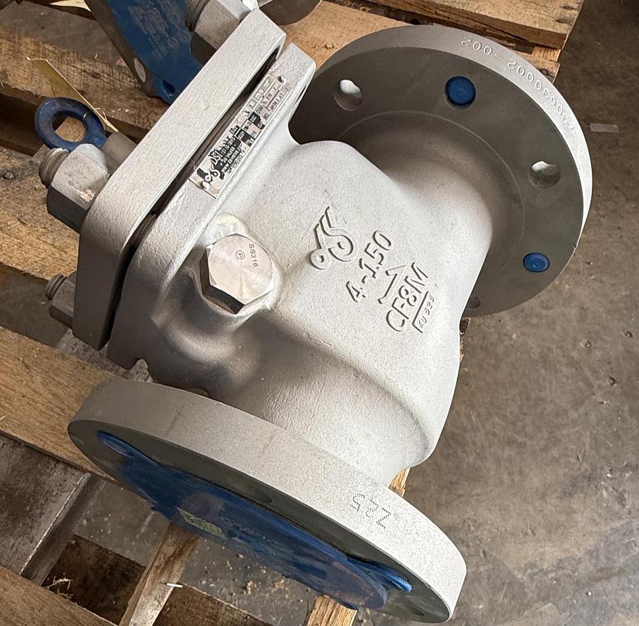 Refurbished DSI 4" 150 RF SWING CHECK VALVE 316 BODY 2ZDF FIG# 137-16-16HFS