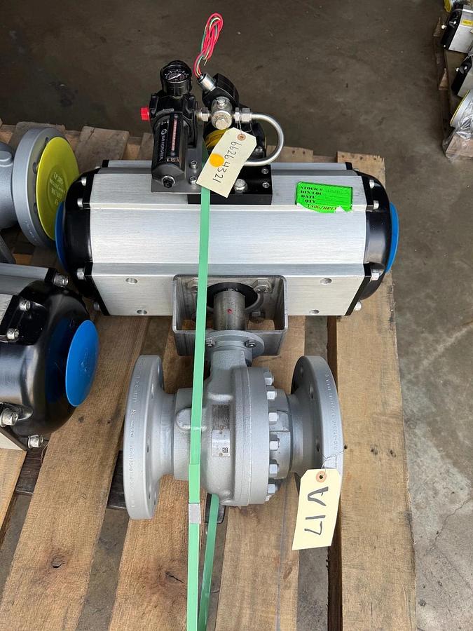 ARGUS 4" 300 RF FP BALL VALVE FK76M V4 6 17 AUTOMAX SUPERNOVA ACTUATOR  S250S09