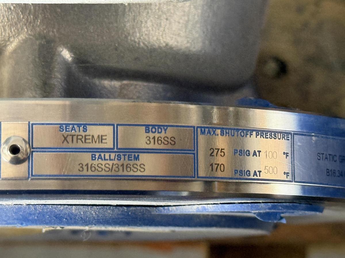 JAMESBURY 2" 150 RF BALL VALVE FP FIG # 3 9150313600XTZ2 316 BODY