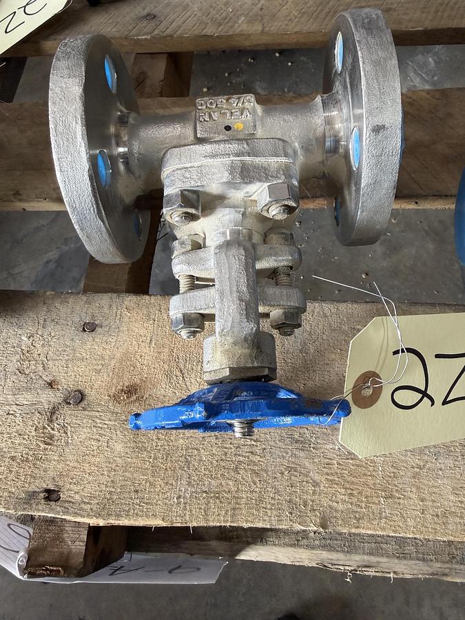 VELAN 3/4" 300 RF FS GATE VALVE 316 BODY 316 TRIM