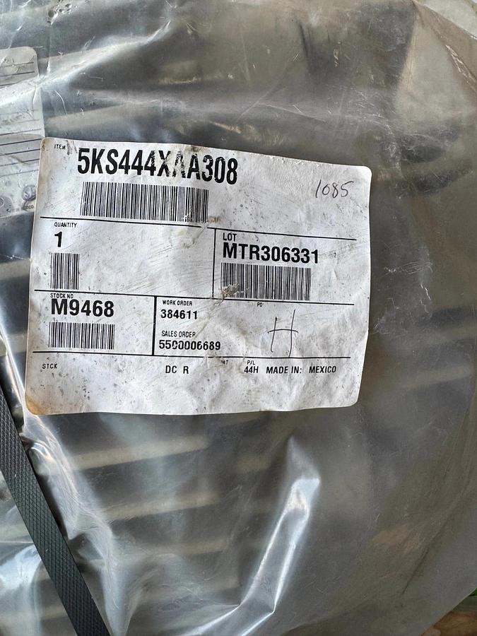 GE MOTOR XA6 100 HP MODEL M9468 5KS444XAA308 1195 RPM 460 V 3 PH 116 AMP FR 444