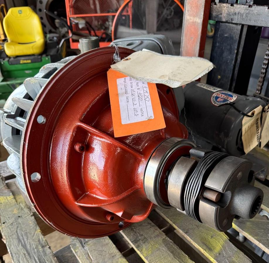 DEMAG CRANE MOTOR 13 HP OO1 MODEL 1953034 1710 RPM 440 V 3 PH 60 HZ 24/14 AMPS