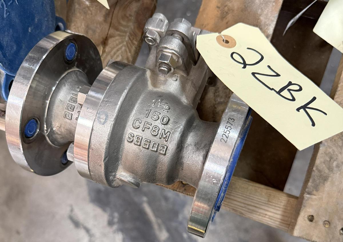 JAMESBURY 3/4" 150 RF BALL VALVE FP FIG # 3/4" 7150313600XTZ2 316 BODY