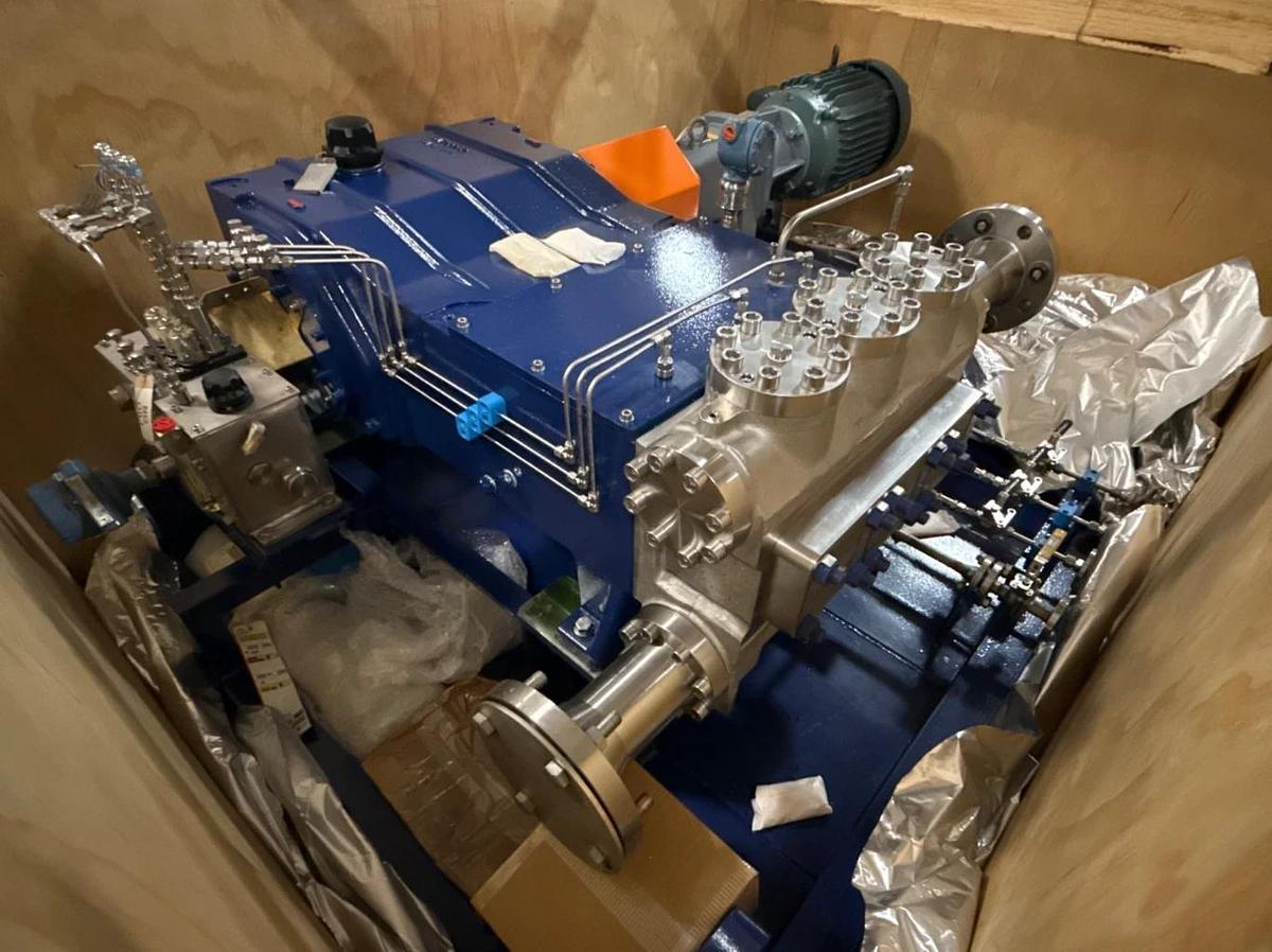 Used RUHRPUMPEN TYPE RDPT 100/80-S11 B28(A) Positive-displacement Triplex Pump 2YL