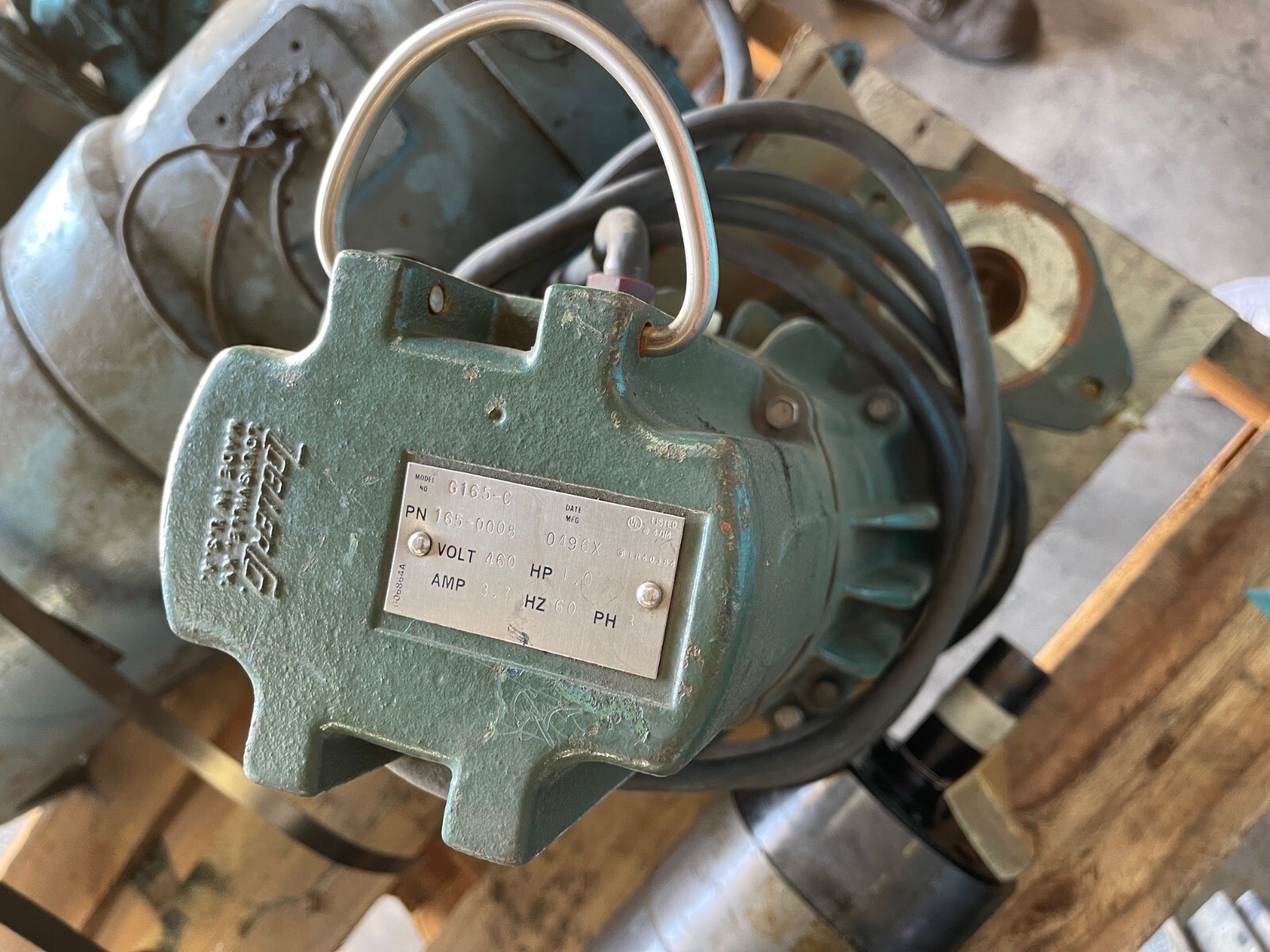 SUBMERSIBLE PUMP ZOELLER G165-C 1 HP 460 V