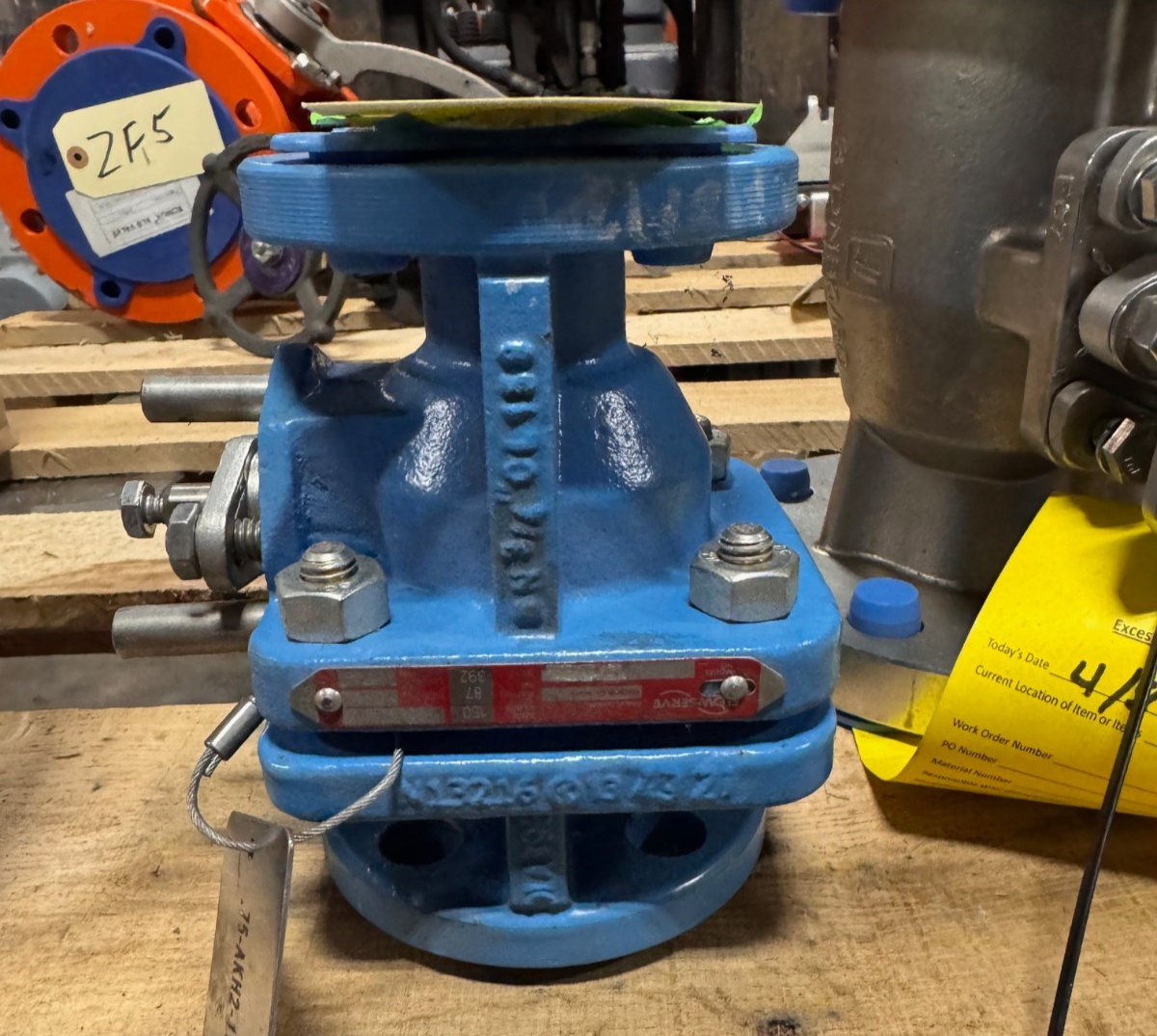 3/4" 150 RF FP BALL VALVE PFA LINED FLOWSERVE ZF2