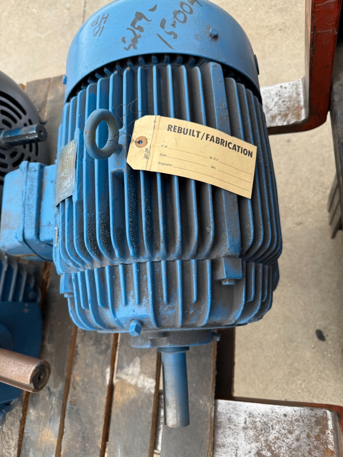 WESTINGHOUSE MOTOR 10 HP KK3 MODEL TBFC 1760 RPM 460 V 3 PH 12.5 AMP FR 256U