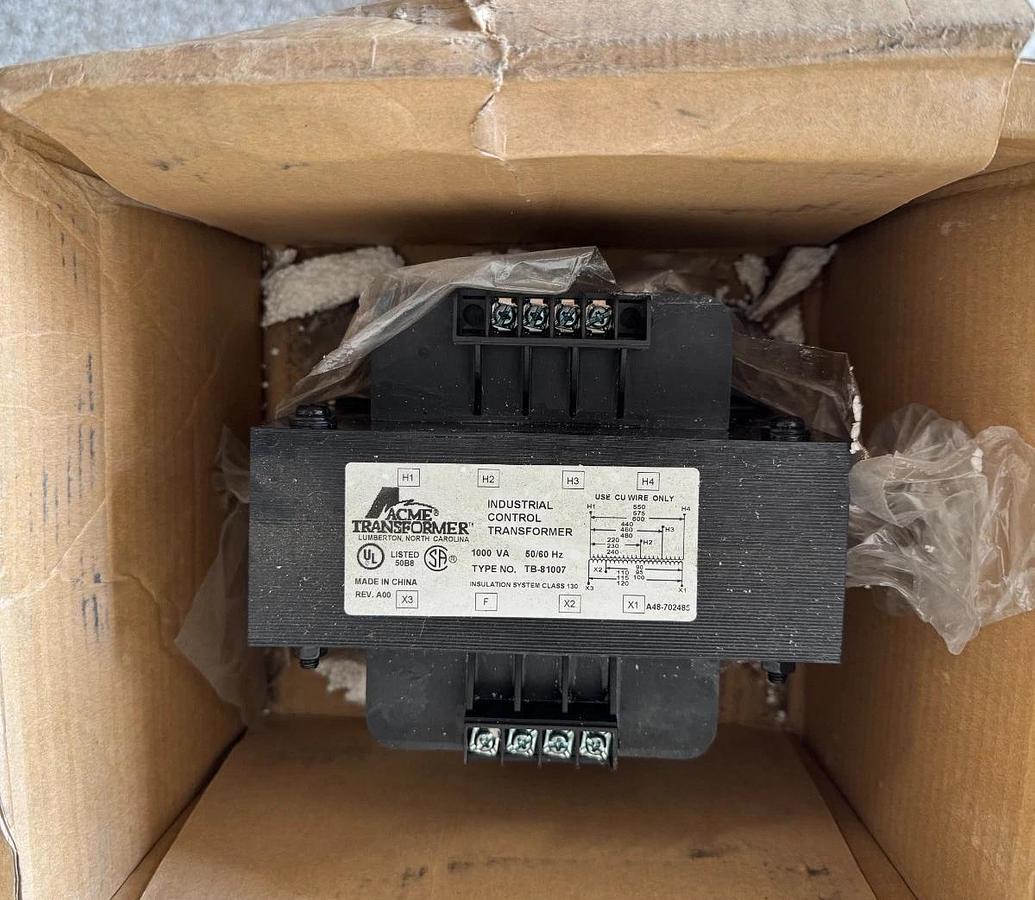 1 Lot INDUSTRIAL CONTROL TRANSFORMERS ACME GE PHILIPS/ ADVANCE HAMMOND 33 PC'S