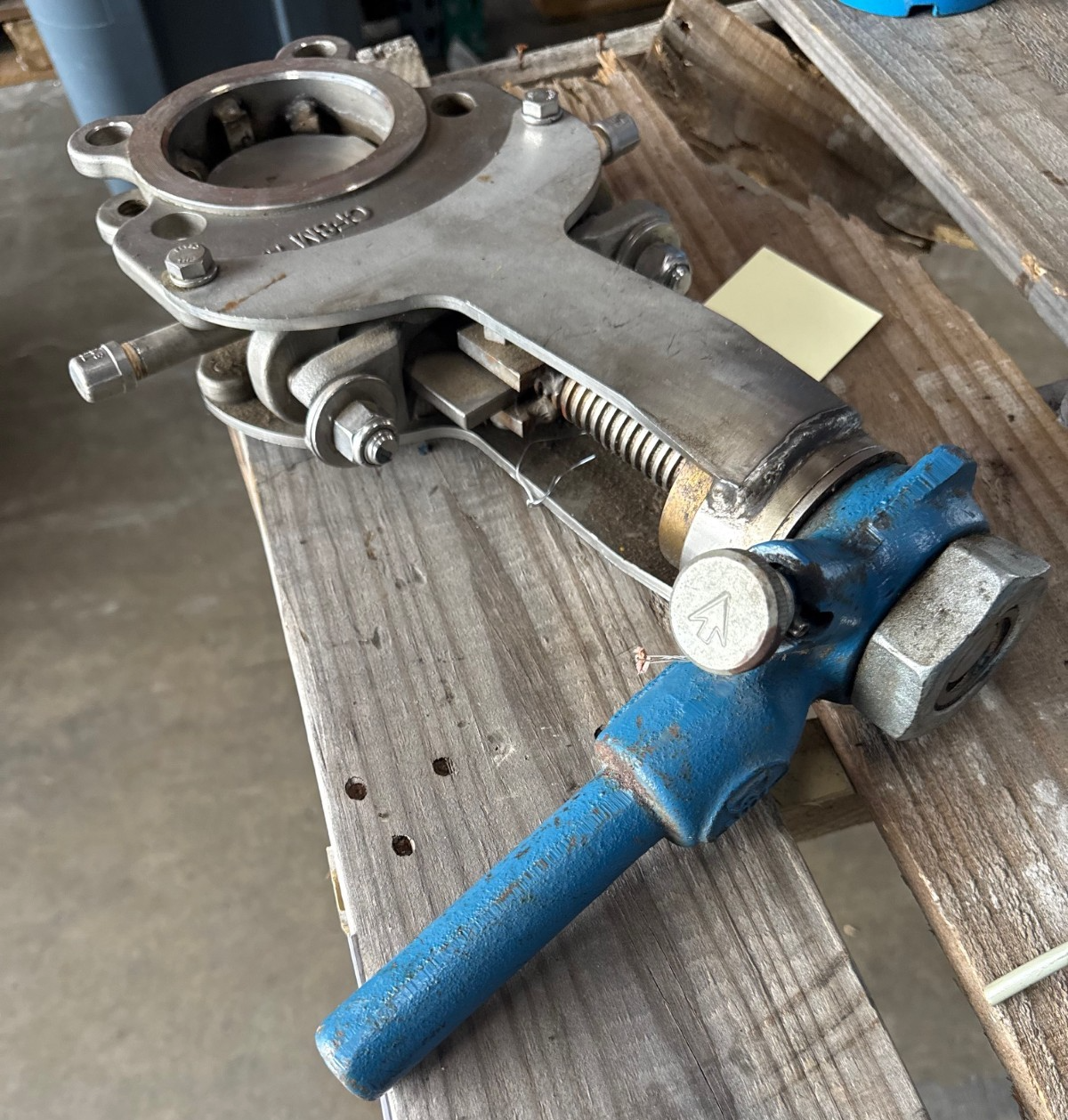 Used DEZURICK 3" 150 LB LUG KNIFE GATE VALVE 2YIA MODEL KLS 9249645R005 9633562 316SS