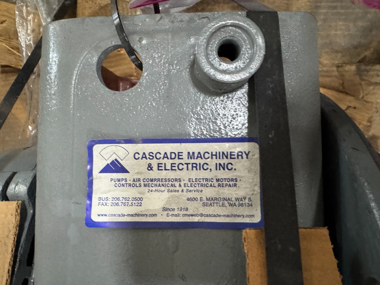 DEMAG CRANE MOTOR FOR DEMAG P30,4/1. 6 TONS SPEED W1 250/440V 3 PH 60HZ 9.1 A