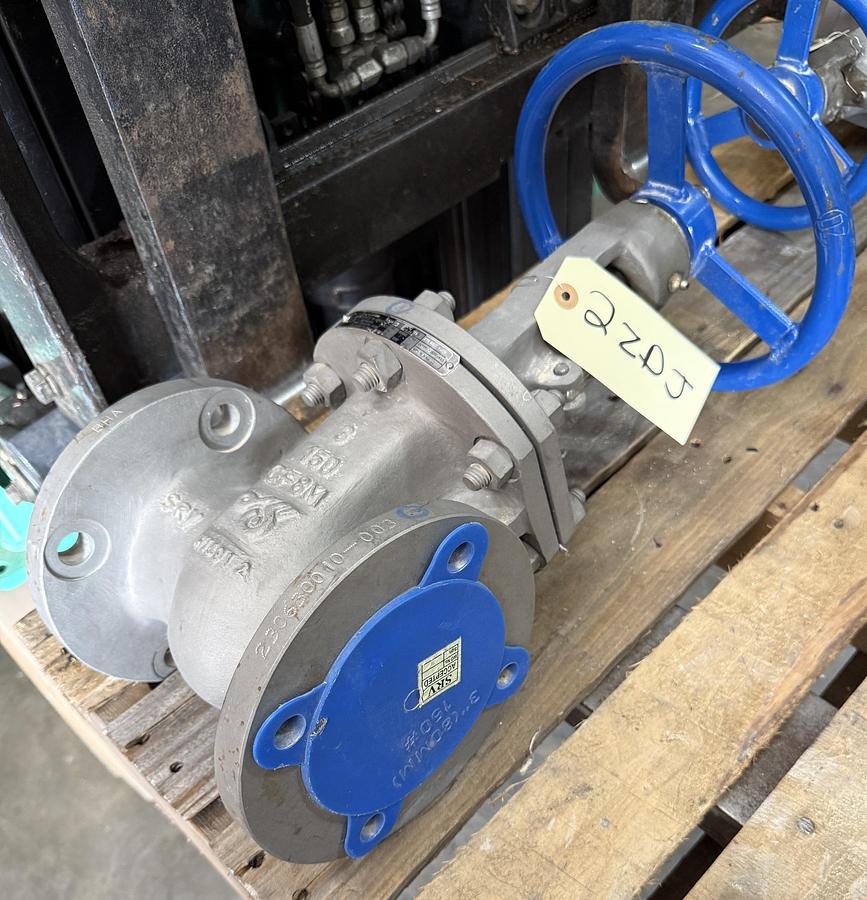 Refurbished DSI 3" 150 RF GATE VALVE 316 BODY 2ZDH FIG# 37-15-16HFS-Z215