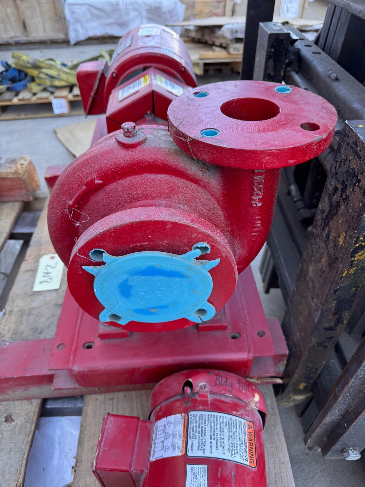 BELL & GOSSETT PUMP 21/2" X 3" X 6.625" IMPELLAR ZN6 8 1510 3 HP 203 GPM@85' 175
