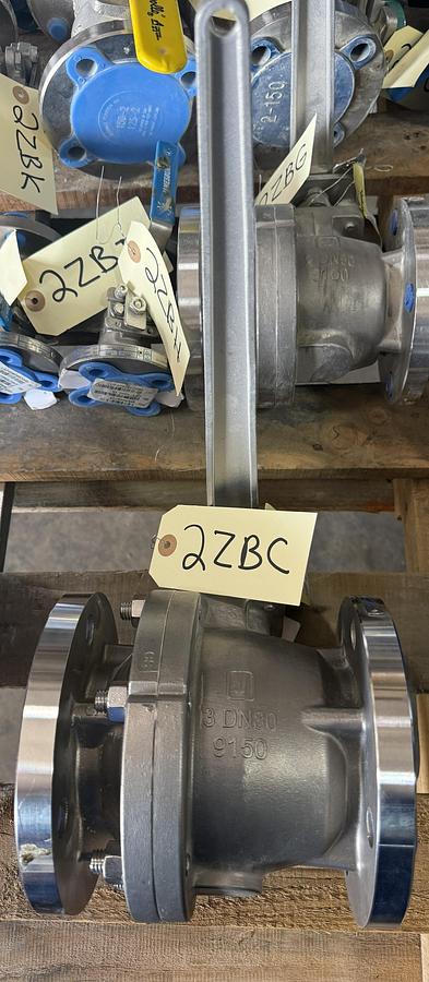 3" 150 RF BALL VALVE FP FIG # 3 9150313600XTZ2 316 BODY