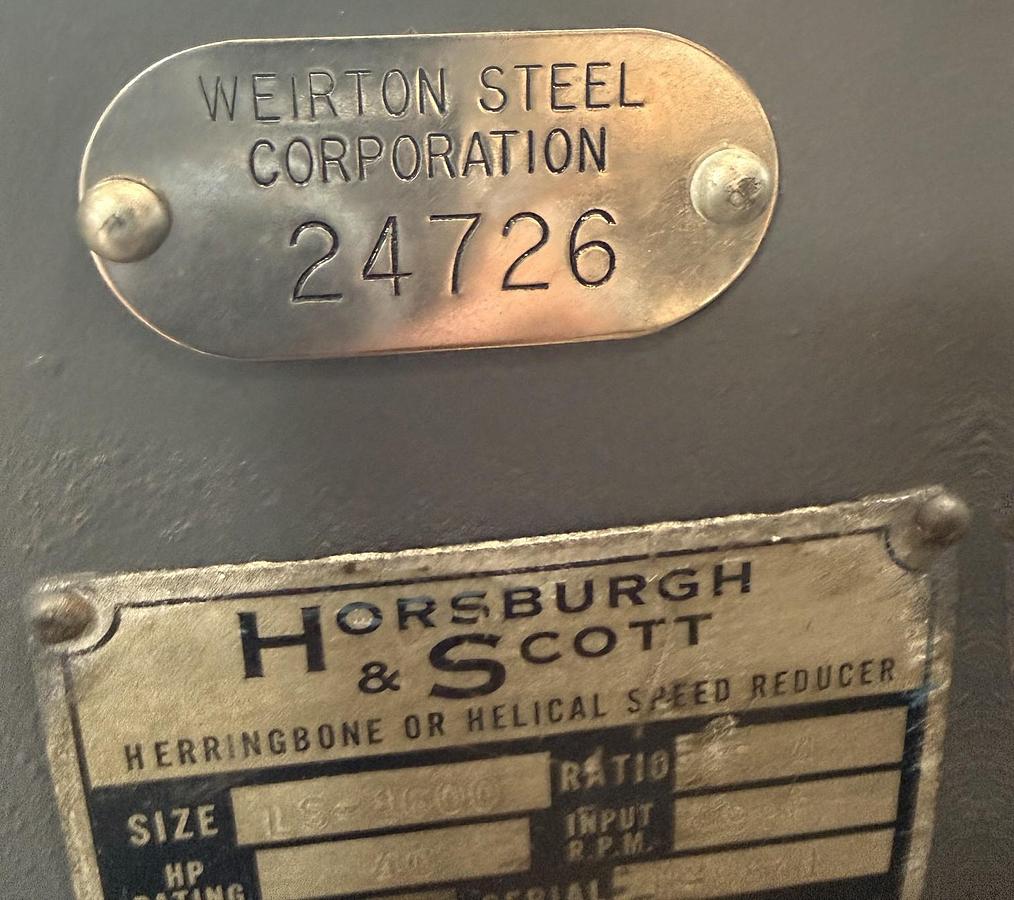 Refurbished HORSBURGH & SCOTT GEAR REDUCER 2ZA6 MODEL LS-1600 RATED AT 40 HP