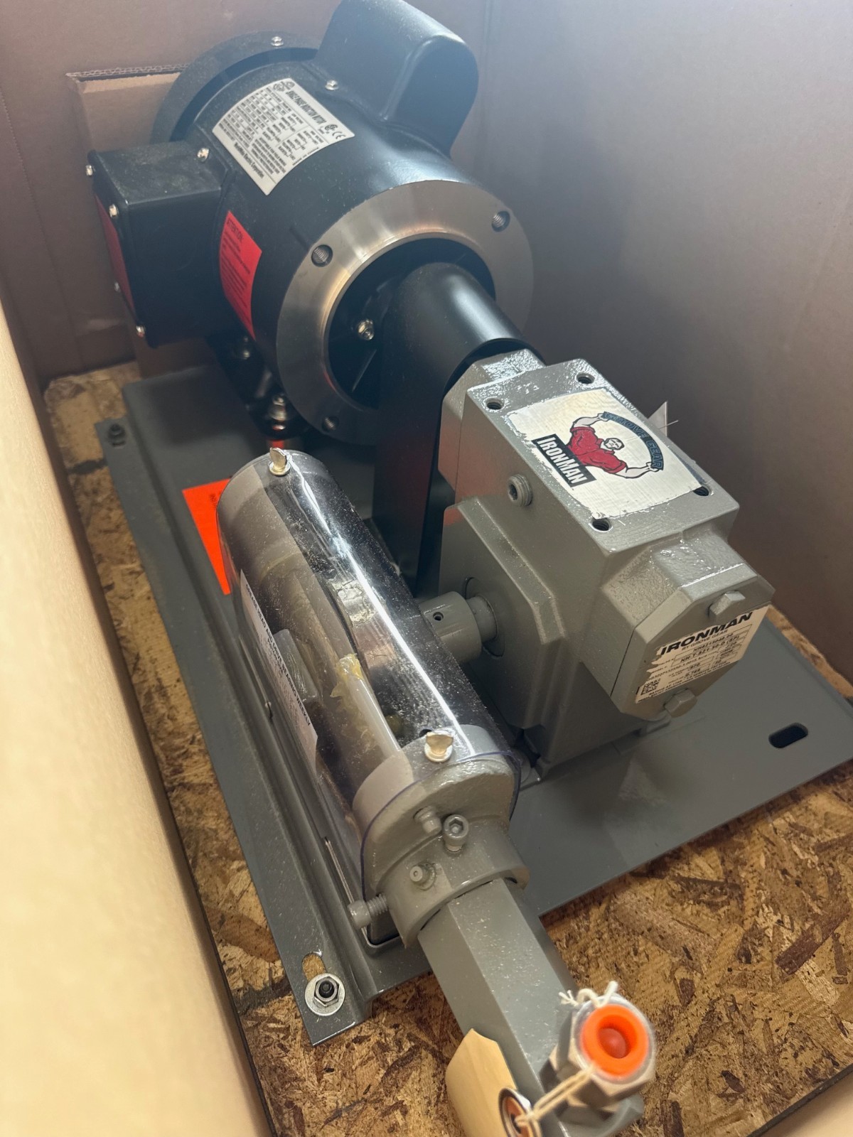 IRON MAN GEAR MOTOR W RELIEF VALVE 2XSA 2XSB MOD NH-T-821-50-D SP 50 TO 1 RATIO