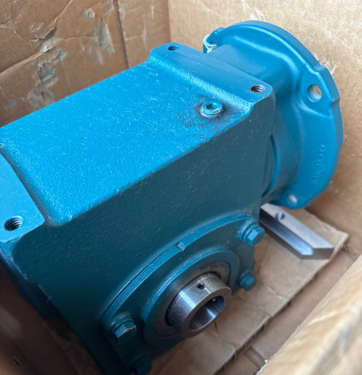 TIGEAR/2 BALDOR GEAR REDUCER 1XNBMOD 26Q20H14 1750 RPM 20 TO 1 RATIO  2.71 HP MA