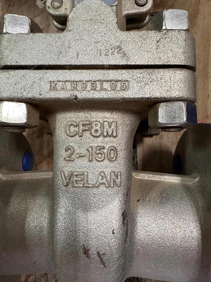 VELAN 2" 150 RF GATE VALVE 316SS ZA5