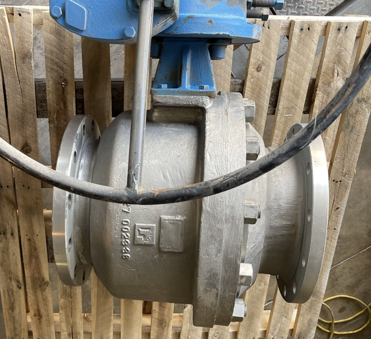 10" 150 RF FP BALL VALVE  NELES JAMESBURY 10-6150-71-3600MB1 316 SS W GEAR
