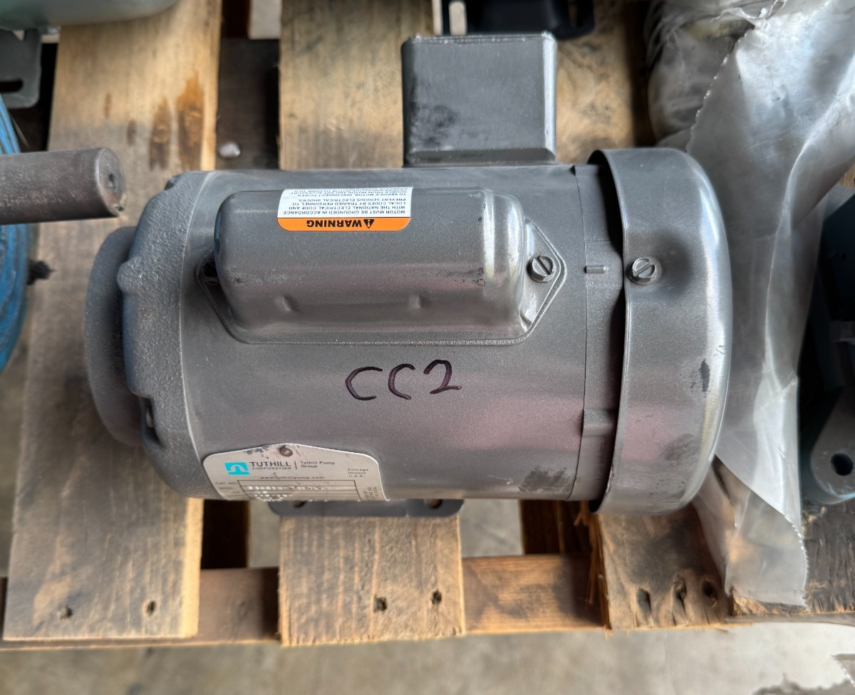 BALDOR TUTHILL MOTOR CC2 1/4 HP MODEL 34C510-690O01 1725 RPM 115/230 V 5/2.5  AM